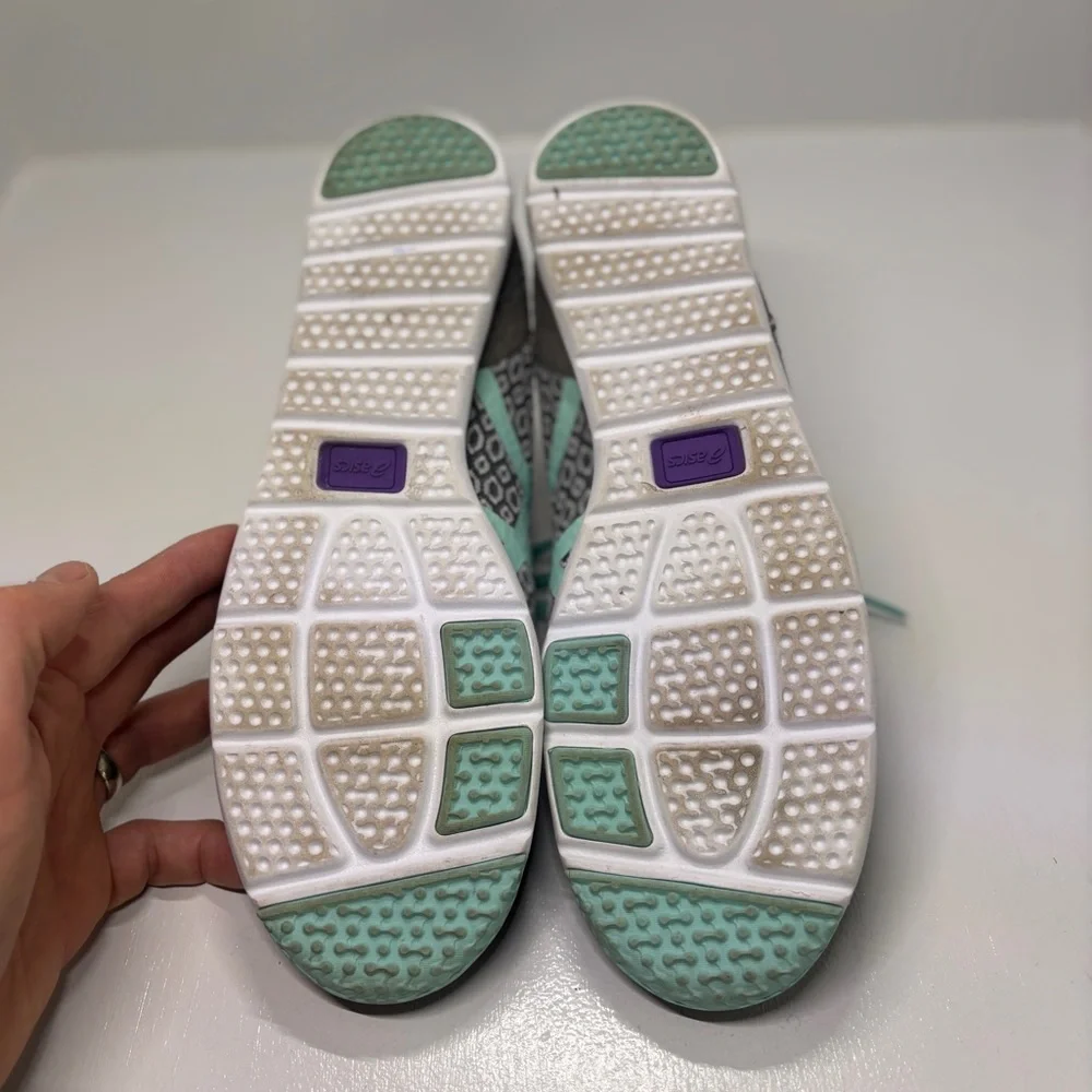ASICS MetroLyte Women’s Size 10 Gray Teal Purple Running Sneakers Q481N Lightwei - Picture 8 of 15